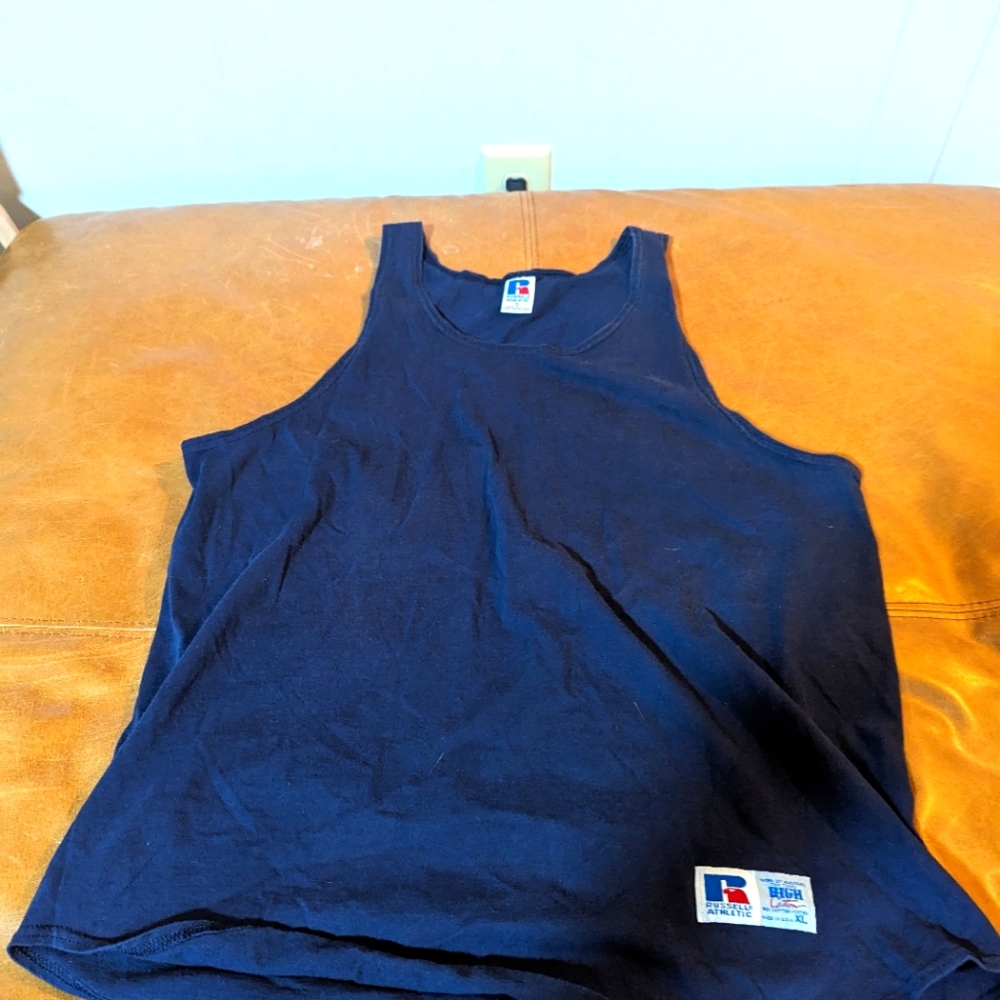 Vintage Men's 80's Russell Tank Top, XL